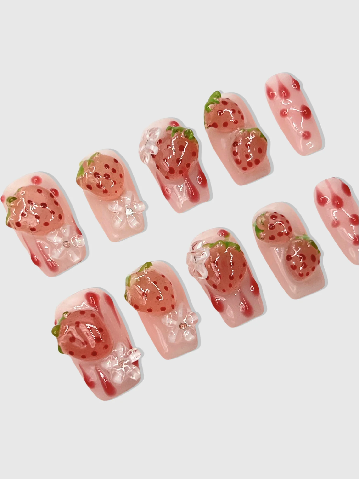Strawberry Shortcake Press On Nails - Image 3
